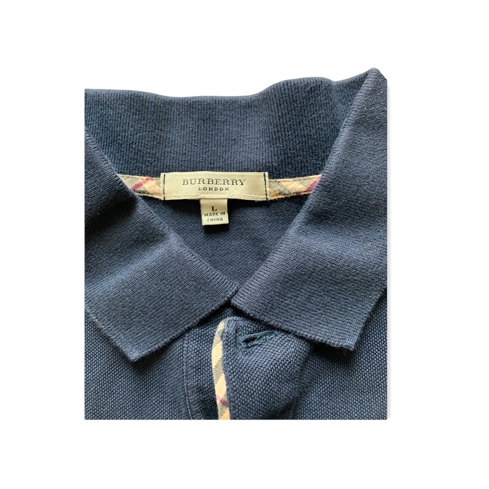 Burberry men polo shirt Blue